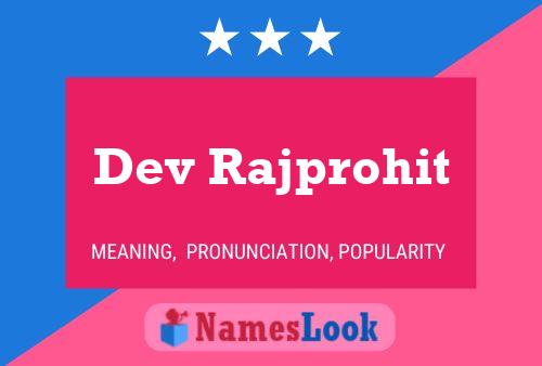 Dev Rajprohit Name Poster