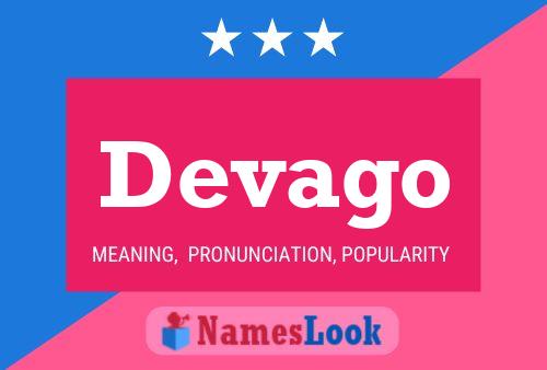 Devago Name Poster