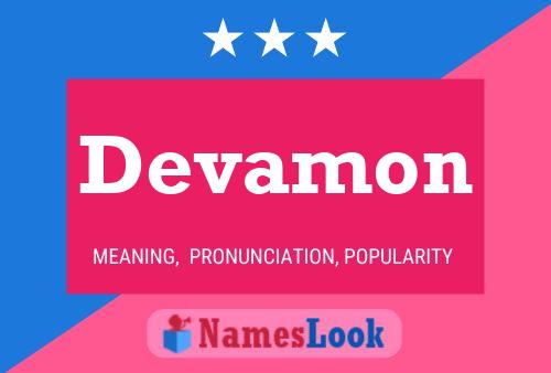 Devamon Name Poster