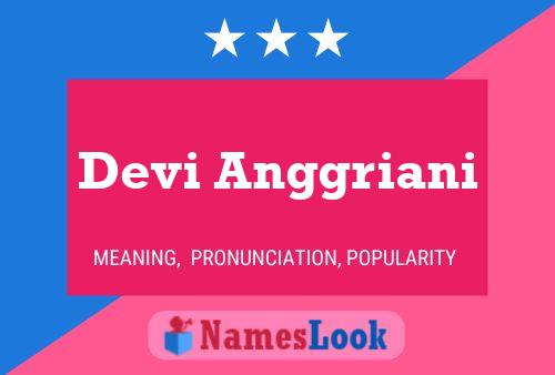 Devi Anggriani Name Poster