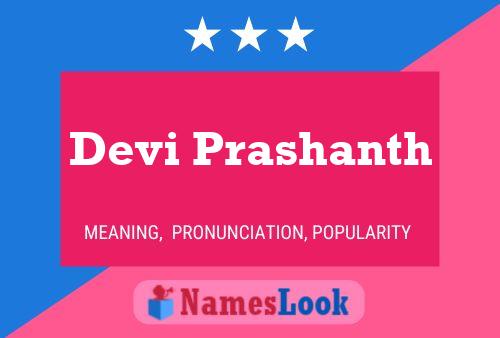 Devi Prashanth Name Poster