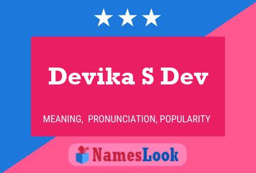 Devika S Dev Name Poster