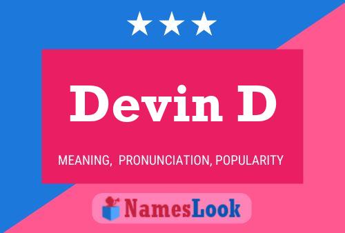 Devin D Name Poster