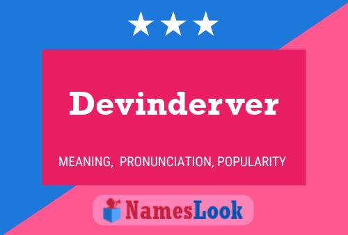 Devinderver Name Poster