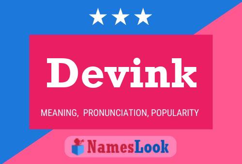 Devink Name Poster