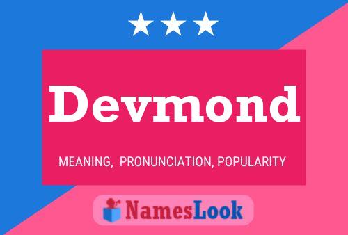 Devmond Name Poster