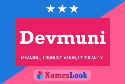 Devmuni Name Poster