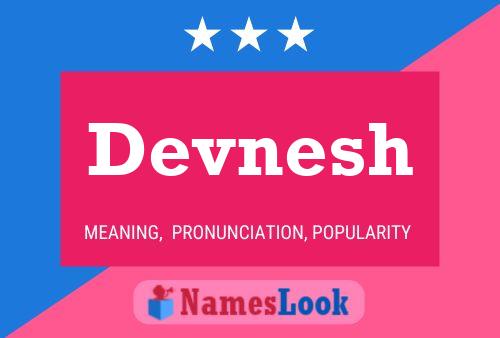 Devnesh Name Poster