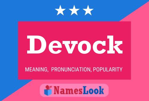 Devock Name Poster