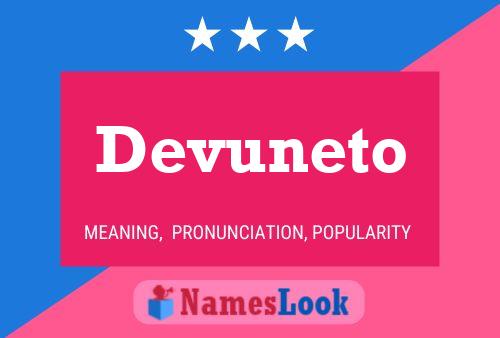 Devuneto Name Poster