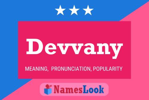 Devvany Name Poster