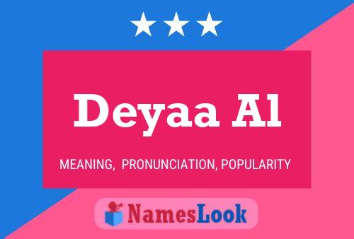 Deyaa Al Name Poster