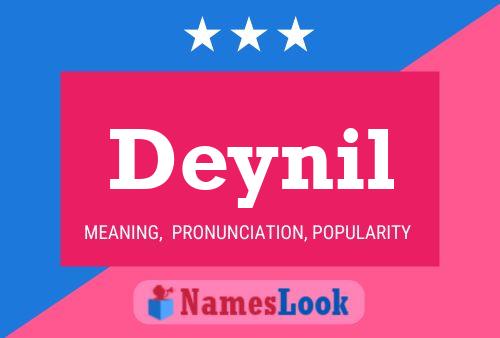 Deynil Name Poster