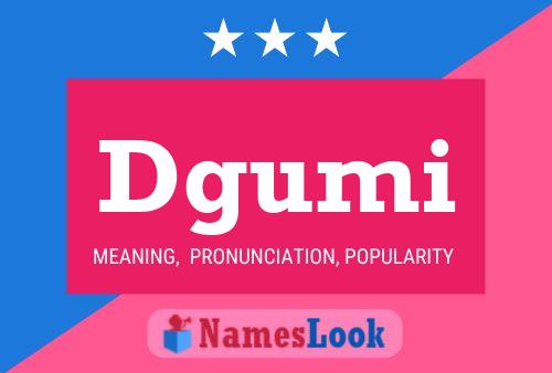 Dgumi Name Poster