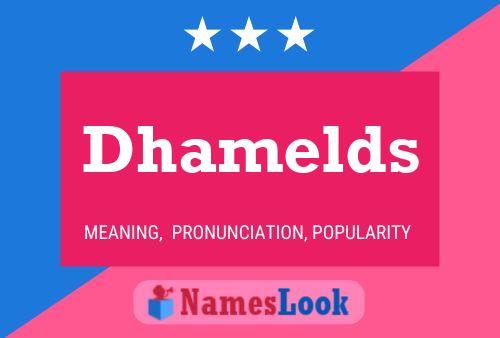 Dhamelds Name Poster