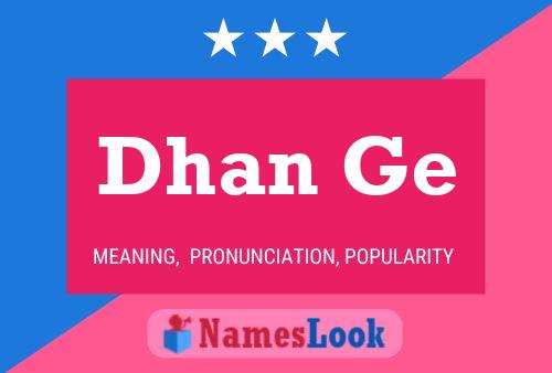 Dhan Ge Name Poster