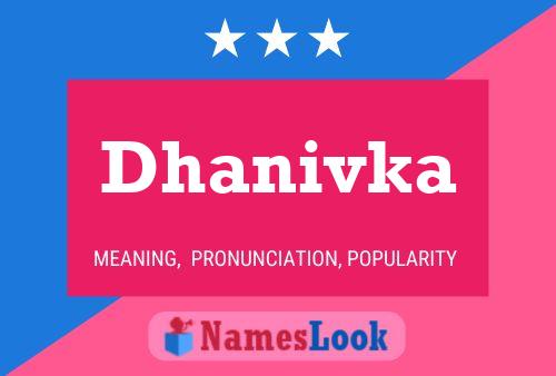 Dhanivka Name Poster