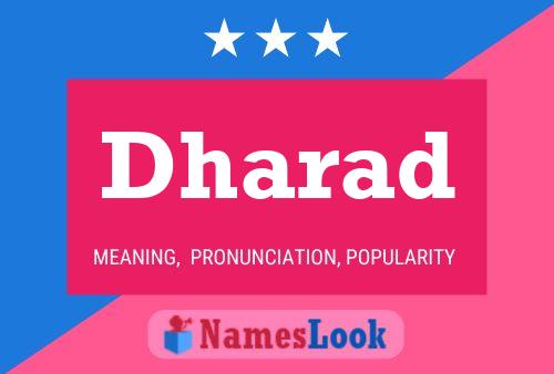 Dharad Name Poster