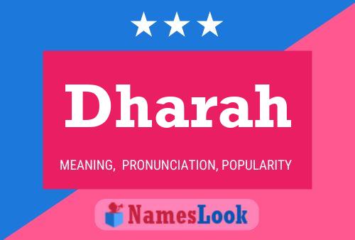 Dharah Name Poster