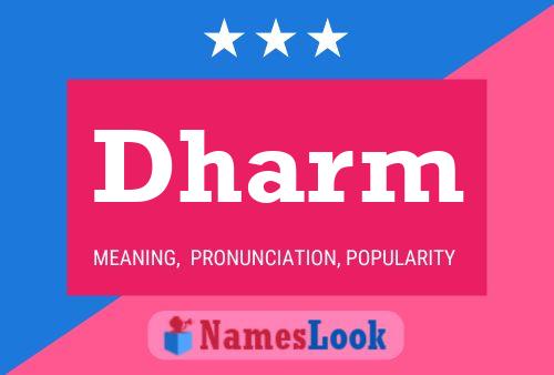 Dharm Name Poster