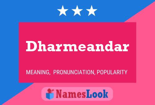 Dharmeandar Name Poster