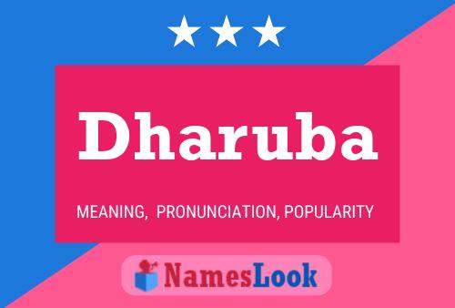 Dharuba Name Poster