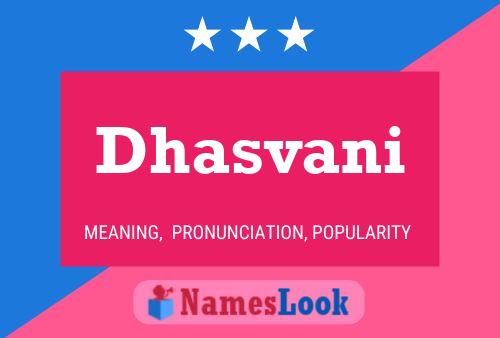 Dhasvani Name Poster