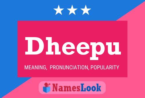 Dheepu Name Poster