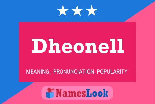 Dheonell Name Poster