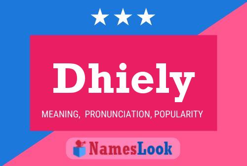 Dhiely Name Poster