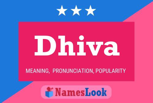 Dhiva Name Poster