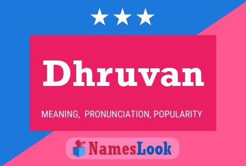 Dhruvan Name Poster