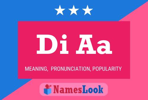 Di Aa Name Poster