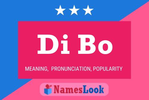 Di Bo Name Poster