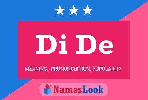 Di De Name Poster