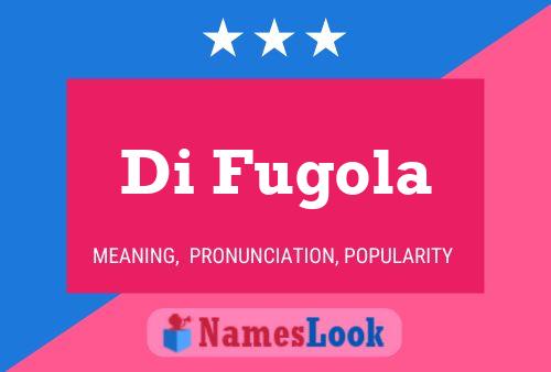 Di Fugola Name Poster