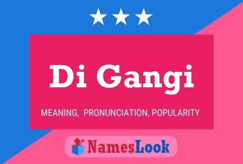 Di Gangi Name Poster