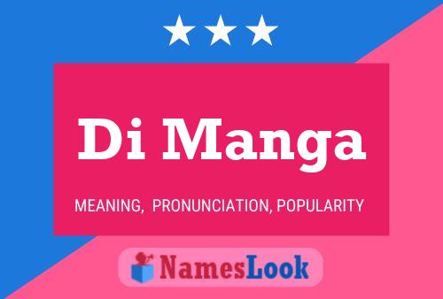 Di Manga Name Poster