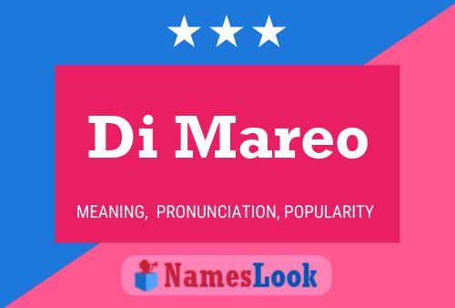 Di Mareo Name Poster