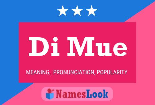 Di Mue Name Poster