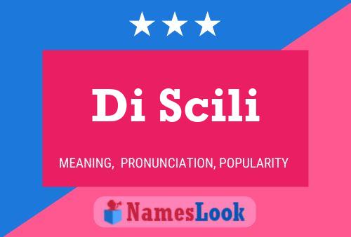 Di Scili Name Poster