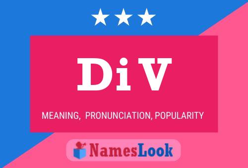 Di V Name Poster