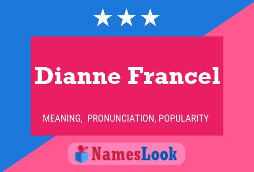 Dianne Francel Name Poster