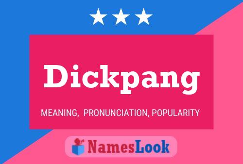 Dickpang Name Poster