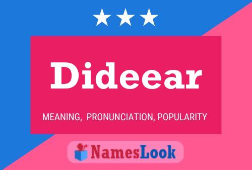 Dideear Name Poster