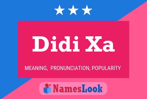 Didi Xa Name Poster