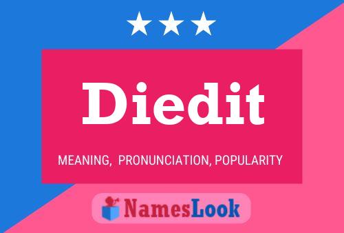 Diedit Name Poster