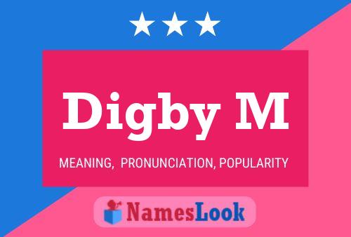 Digby M Name Poster