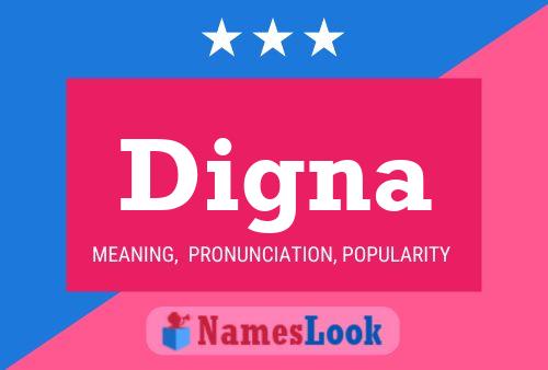 Digna Name Poster