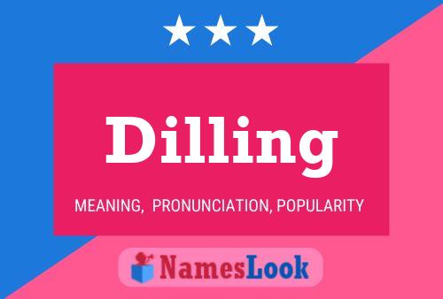 Dilling Name Poster